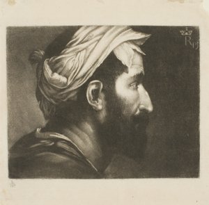 Cabeça de carrasco, da obra Sculptura de John Evelyn de Richard Houston