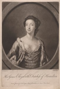 Sua Graça Elizabeth Duquesa de Hamilton de Richard Houston