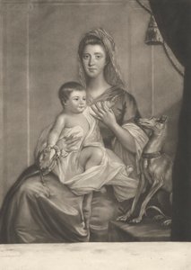 Lady Cathcart e o seu filho de Richard Houston