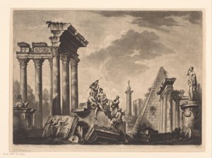 Ruínas de Roma de Richard Houston