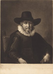 O burgomestre de Richard Houston after Rembrandt van Rijn