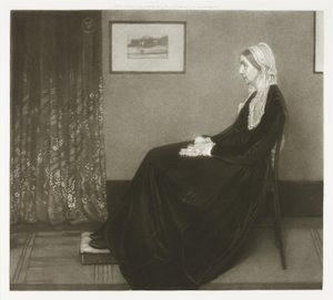 Arranjo em cinzento e preto n.º 1: Retrato da mãe do artista de Richard Josey
