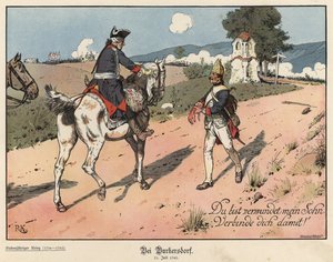 Frederico, o Grande da Prússia, em Burkersdorf