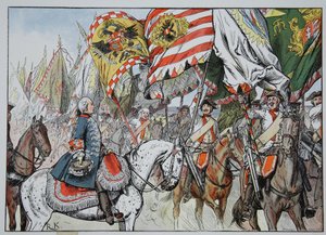 No júbilo da vitória, Hohenfriedberg, 4 de junho de 1745