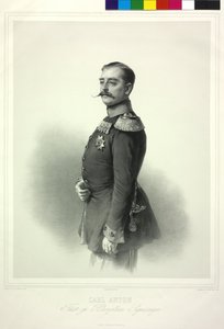 Carl Anton Príncipe da Casa de Hohenzollern Sigmaringen de Richard Lauchert
