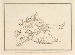 De um esboço original de William Hogarths na coleção do Sr. Morrison, 1º de março de 1782.