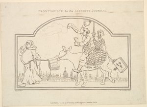 Frontispício do The Jacobites Journal, 27 de novembro de 1781.