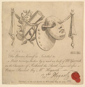 Máscara e Paleta, 1781.