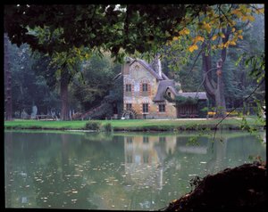 O Hameau de la Reine - A Casa da Rainha no Hameau de la Reine Marie Antoinette, no parque do Chateau de Versailles.