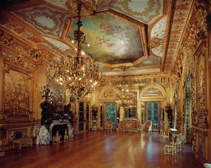 Interior da sala de música de Richard Morris Hunt
