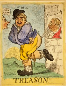 Traição, 1798 (gravura colorida à mão)
