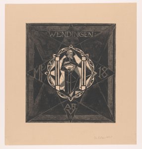 Desenho da capa para: Twists, 1918