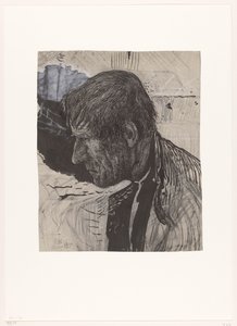 Cabeça de um homem do lado de Richard Nicolaüs Roland Holst