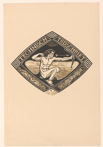 Design de capa para: Revista Técnica, 1914 de Richard Nicolaüs Roland Holst