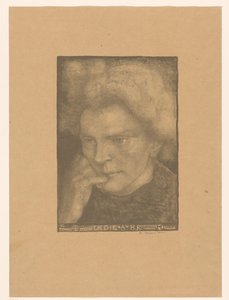 Retrato de uma mulher desconhecida
Dedie A RR (título sobre o objecto) de Richard Nicolaüs Roland Holst