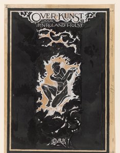 Segundo design de capa para Over Kunst, II, de R.N. Roland Holst