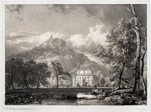 Castelo de Argyle, 1826. de Richard Parkes Bonington