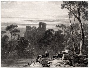Castelo de Bothwell, 1826. de Richard Parkes Bonington