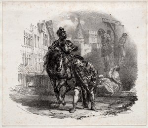 A Fuga do Castelo de Argyle de Richard Parkes Bonington