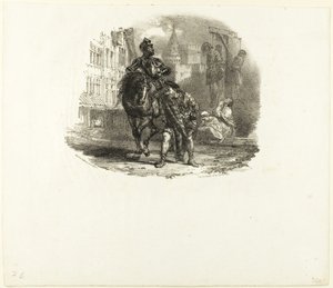 O enforcado de Richard Parkes Bonington