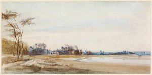Os pântanos de sal perto de Trouville de Richard Parkes Bonington