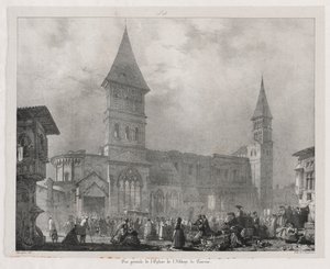 Viagens pitorescas e românticas na França antiga, Franche-Comté: Tournus Abbey Church