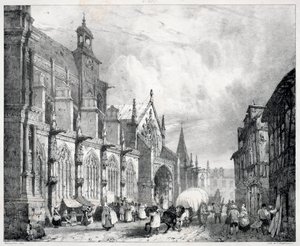 Viagens pitorescas e românticas na antiga França, Normandia ..., 1824. de Richard Parkes Bonington