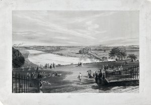 Avenham  Miller Park, c.1870 (litografia tingida sobre papel) de Richard Parminter Cuff