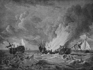 O Quebec e o Surveillante, c1780