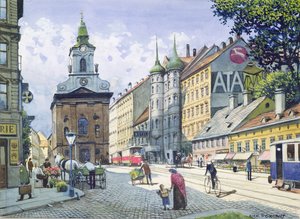A Igreja dos Chaminés, Wiedner Hauptstrasse, Viena