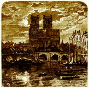 Catedral de Notre Dame, ilustração de 