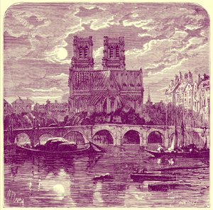 Catedral de Notre Dame, ilustração de 
