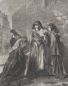 Flight of the Queen of James II, do Illustrated London News, 3 de agosto de 1872. de Richard Principal Leitch