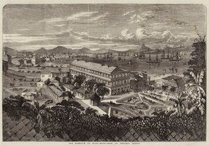 O porto de Hong Kong