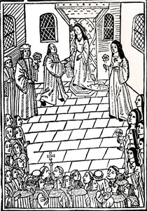 Tratado de casamento entre Carlos V e a princesa Mary Tudor, c.1508. de Richard Pynson