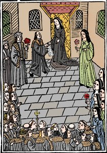 Tratado de casamento entre Carlos V e a princesa Mary Tudor, c1508 de Richard Pynson