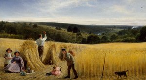 Os vales também ficam grossos com milho, 1865 de Richard Redgrave