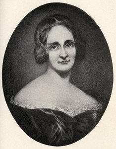 Ilustração de Mary Wollstonecraft Shelley (1797-1851) de &39;Pequenas jornadas às casas de mulheres famosas&39;, publicado em 1897