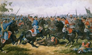 Batalha de Malplaquet de Richard Simkin