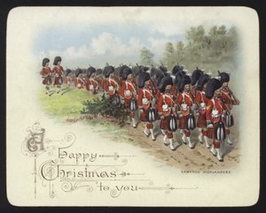 Cameron Highlanders (cromolitho) de Richard Simkin