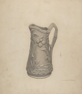 Jarro de Xarope Parian Ware de Richard Whitaker