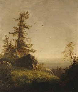 Manhã na Montanha, 1856. de Richard William Hubbard