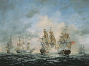 Engajamento Naval do Século 19 nas Águas Residenciais