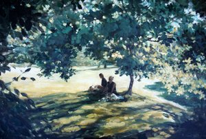 Chá no jardim de Richard Willis
