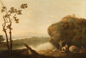 Uma vista perto de Roma de Richard Wilson