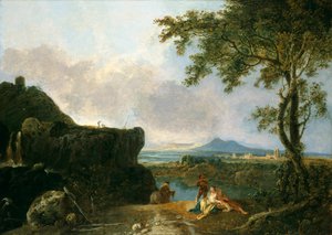Um monge branco, 1733-1782 de Richard Wilson