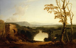 Paisagem com vale fluvial de Richard Wilson