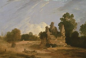 O Túmulo dos Horácios e Curiácios (óleo sobre tela) de Richard Wilson