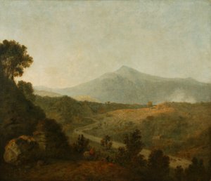 Vale do Mawddach com o Cader Idris mais além de Richard Wilson