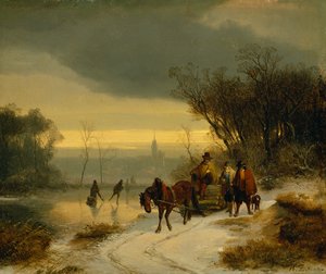Paisagem de inverno de Richard Zimmerman